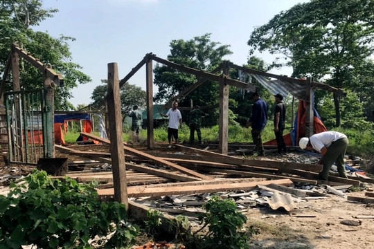 Đang tháo dỡ trang trại của nguyên Bí thư Tỉnh ủy Đắk Lắk trong khu bảo tồn