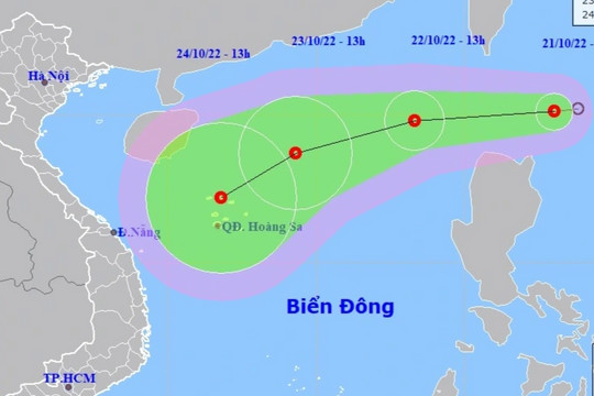 Áp thấp nhiệt đới sắp vào Biển Đông, miền Bắc chấm dứt mưa rét