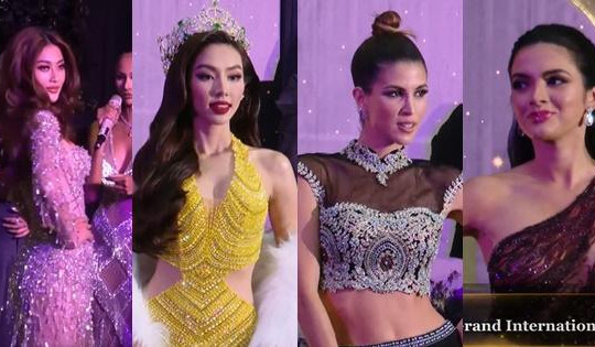 Thảm đỏ chung kết Miss Grand: Thiên Ân đỉnh hơn Thùy Tiên