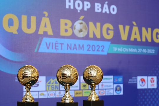Công bố giải thưởng Quả bóng vàng Việt Nam 2022