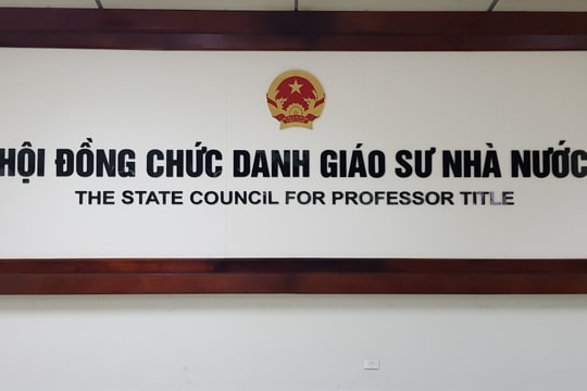5 năm liên tiếp ứng viên giáo sư, phó giáo sư giảm mạnh, có bất thường?