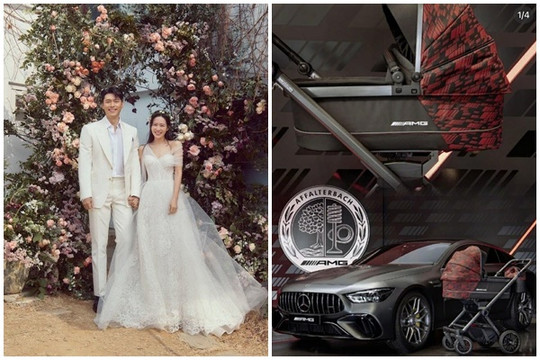 Huyn Bin và Son Ye Jin sắm xe đẩy phiên bản giới hạn cho con, giá hàng nghìn USD