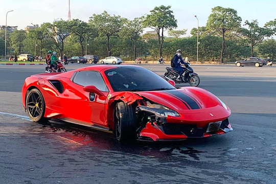 Siêu xe Ferrari trong vụ tai nạn 1 người chết ở Hà Nội thuộc hàng độc, giá tới 30 tỷ đồng
