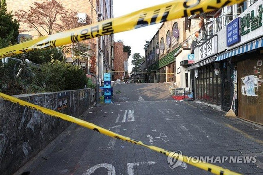 Cảnh sát Hàn Quốc khẩn trương điều tra nguyên nhân vụ giẫm đạp chết người ở Itaewon