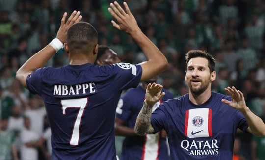Mbappe xô đổ kỷ lục của Messi tại Champions League