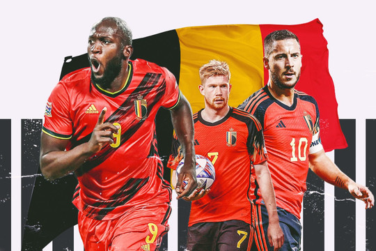 World Cup 2022: ĐT Bỉ công bố đội hình