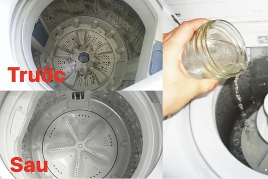 Đổ cốc nước rẻ bèo này vào máy giặt, diệt sạch vi khuẩn nấm mốc, chẳng cần gọi thợ tiết kiệm cả triệu đồng!