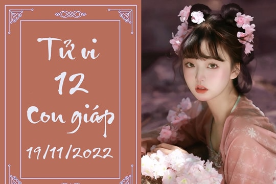 Tử vi vui 12 con giáp hôm nay thứ Bảy 19/11: Sửu hưng vượng, Tỵ dễ bị động