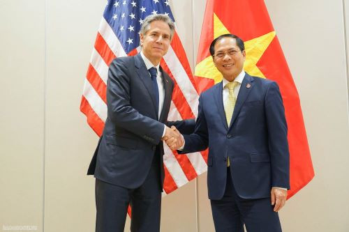 Bộ trưởng Bùi Thanh Sơn gặp với Ngoại trưởng Hoa Kỳ Anthony Blinken