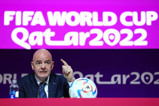 Chủ tịch FIFA tố phương Tây 'đạo đức giả' khi chỉ trích Qatar