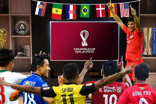 Biếm họa World Cup 2022: Dàn sao bóng đá Đông Nam Á háo hức chờ khai mạc