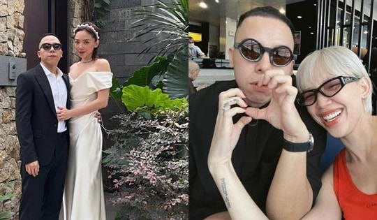 Tóc Tiên hiếm hoi khoe ảnh tình với chồng nhưng 'nó lạ lắm'