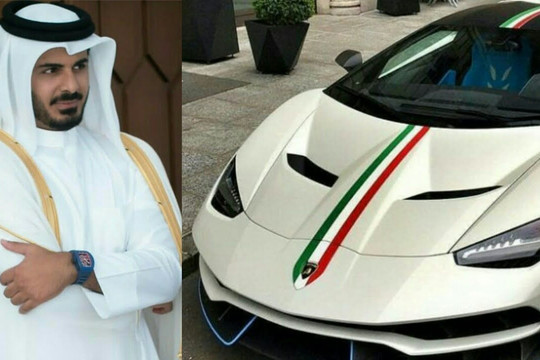 Hoàng tử Qatar phụ trách an ninh World Cup và thú chơi siêu xe triệu đô