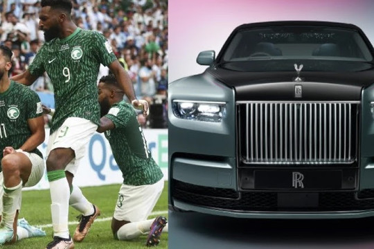 Đánh bại Argentina, cầu thủ của Saudi Arabia nhận được hàng chục siêu xe Rolls Royce