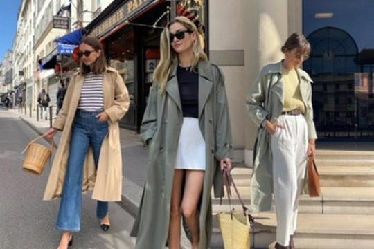 Muốn diện áo trench coat thật sang trọng, hãy học hỏi phụ nữ Pháp