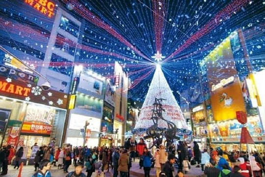 Lần đầu trải nghiệm lễ Giáng sinh tại Hàn quốc