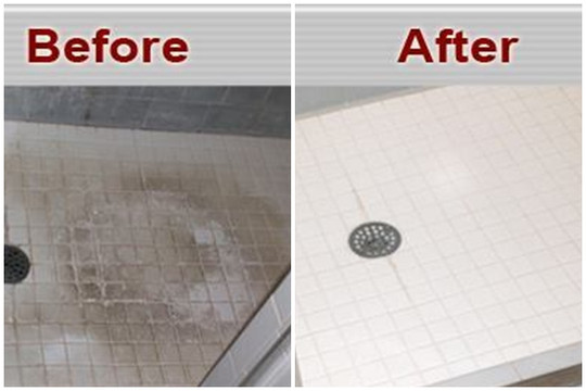 Đánh bay vết bẩn trên ron gạch phòng tắm bằng mẹo đơn giản, chẳng cần dùng quá nhiều lực vẫn sạch bong