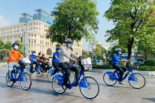 Hà Nội đồng ý cho thí điểm thuê xe đạp công cộng