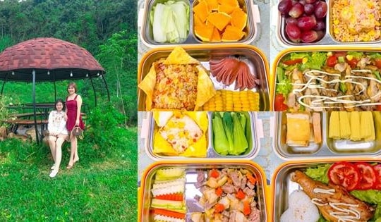 Hộp cơm mẹ đảm dậy từ 5h30 sáng chuẩn bị cho con gái đi học