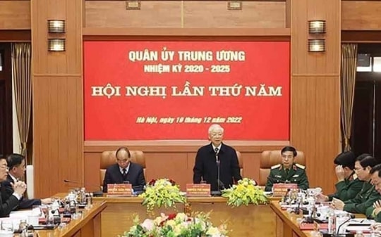 Tổng Bí thư Nguyễn Phú Trọng chủ trì Hội nghị Quân ủy Trung ương