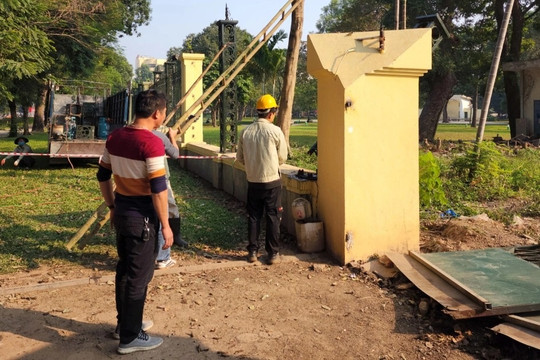Hà Nội: Công viên Thống Nhất hạ rào để kết nối với phố đi bộ