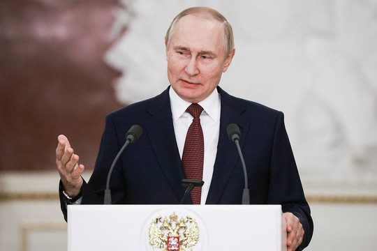 Ông Putin: Xung đột ở Ukraine kết thúc càng sớm càng tốt