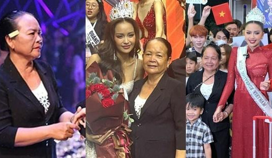 Ngọc Châu lên đường thi Miss Universe, mẹ mặc lại 'áo 6 năm'