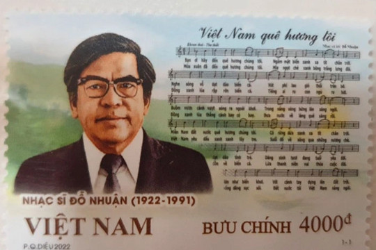 Phát hành bộ tem bưu chính kỷ niệm 100 năm sinh nhạc sĩ Đỗ Nhuận