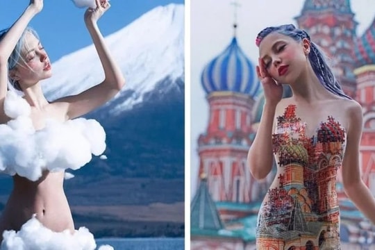 Giật mình với những bức ảnh táo bạo của nữ nghệ sĩ trẻ người Nga