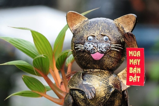 Bán bonsai hình mèo, thu nửa tỷ Tết Quý Mão 2023