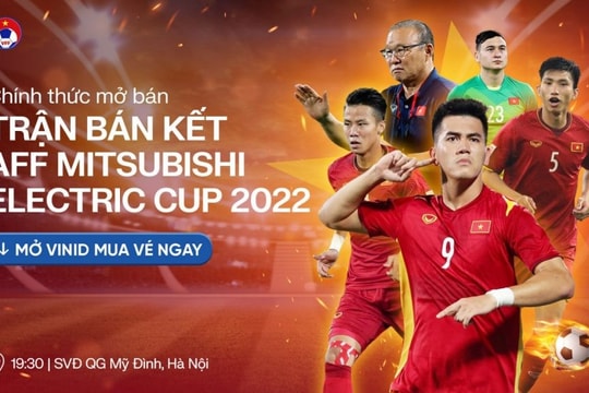 Vé xem tuyển Việt Nam tại bán kết AFF Cup 2022 cao nhất 1 triệu đồng
