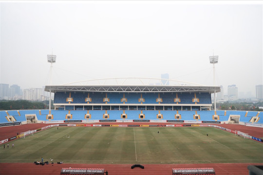 Sân Mỹ Đình đã sạch đẹp hơn trước trận bán kết lượt về AFF Cup 2022