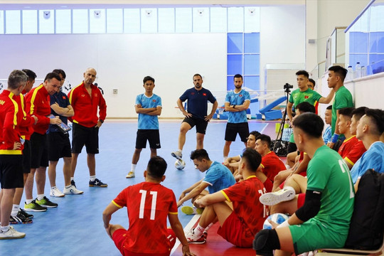 Tuyển futsal Việt Nam hướng tới vòng loại giải Châu Á 2024