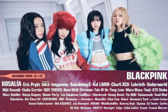 BLACKPINK là nghệ sĩ Kpop đầu tiên biểu diễn chính tại Coachella 2023
