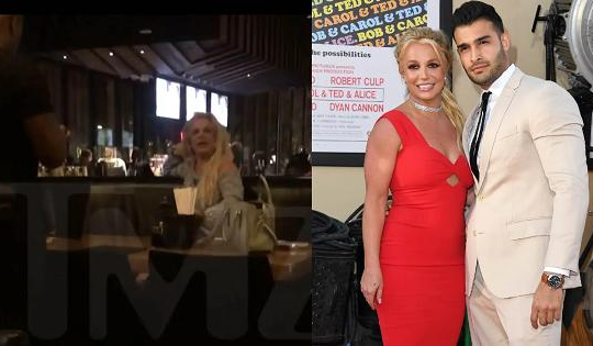 Britney Spears hành động bất thường khi bị bạn trai bỏ rơi ở nhà hàng