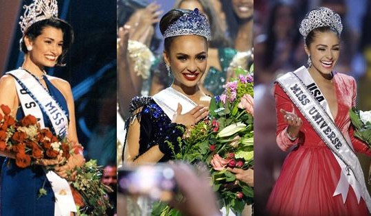 Mỹ thắng Miss Universe 9 lần thì có 7 lần trên sân nhà