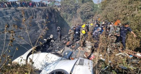 Video phút cuối của máy bay Nepal trước khi rơi khiến 68 người thiệt mạng