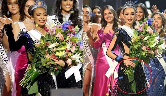 Miss Universe 2022 đăng quang với bó hoa lôi thôi