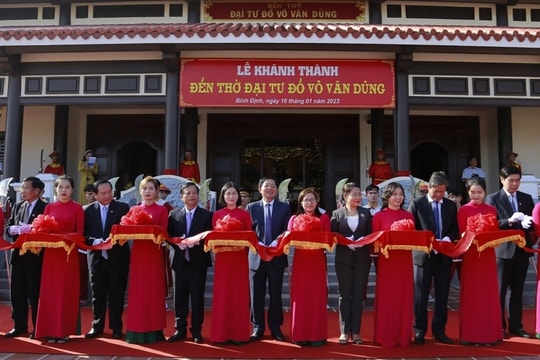 Khánh thành đền thờ "tứ trụ đại thần" của triều Tây Sơn
