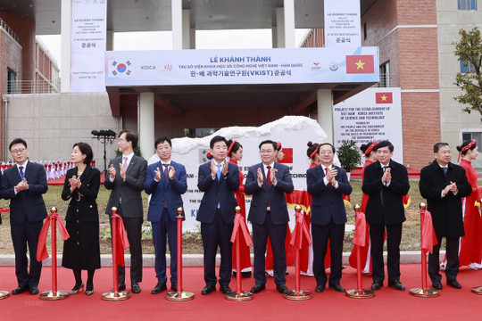 Khánh thành trụ sở Viện Khoa học và Công nghệ Việt Nam-Hàn Quốc