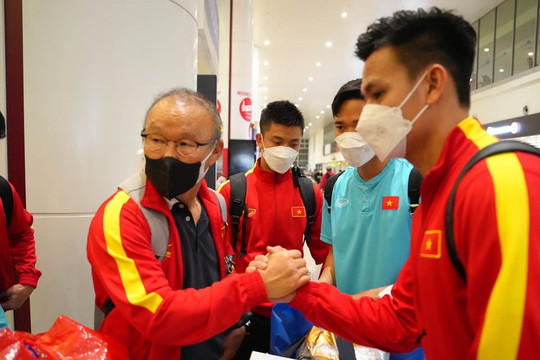 Cầu thủ Việt Nam gửi lời tri ân tới huấn luyện viên Park Hang-seo