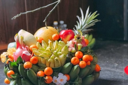 Cách trang trí mâm ngũ quả ngày Tết