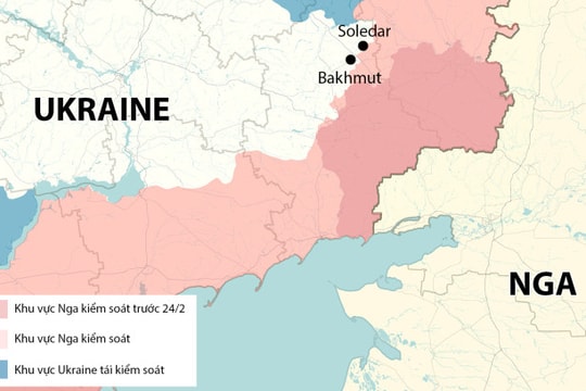 Ukraine thừa nhận rút quân khỏi Soledar