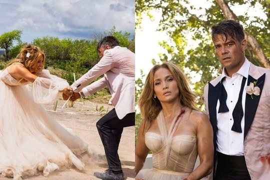 Jennifer Lopez suýt rơi xuống vực