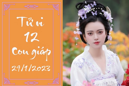 Tử vi vui 12 con giáp hôm nay Chủ nhật ngày 29/1: Thân gặp may, Tuất được khen