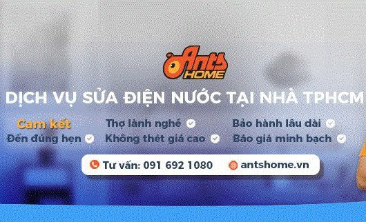 Antshome - sửa chữa điện nước uy tín tại TPHCM‏