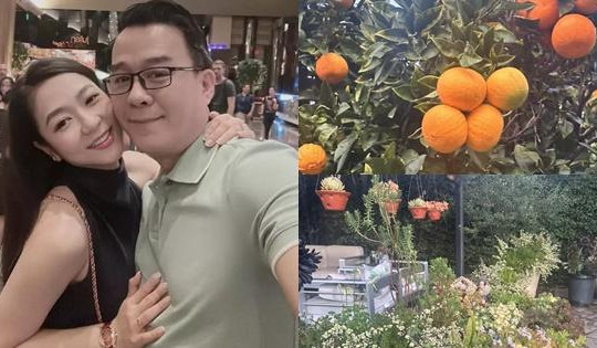 Biệt phủ ngập tràn hoa trái của Hà Thanh Xuân ở Mỹ