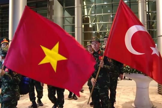 Bộ đội Việt Nam lên đường sang Thổ Nhĩ Kỳ
