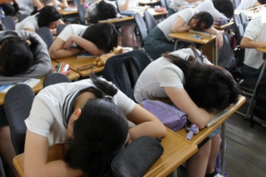 Học sinh Hàn Quốc: Ngủ 5 tiếng mỗi ngày thì đừng mơ vào đại học
