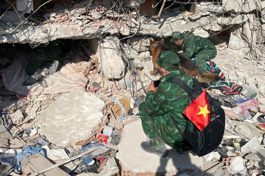 Quân đội Việt Nam tìm thấy 3 vị trí nạn nhân ở Thổ Nhĩ Kỳ